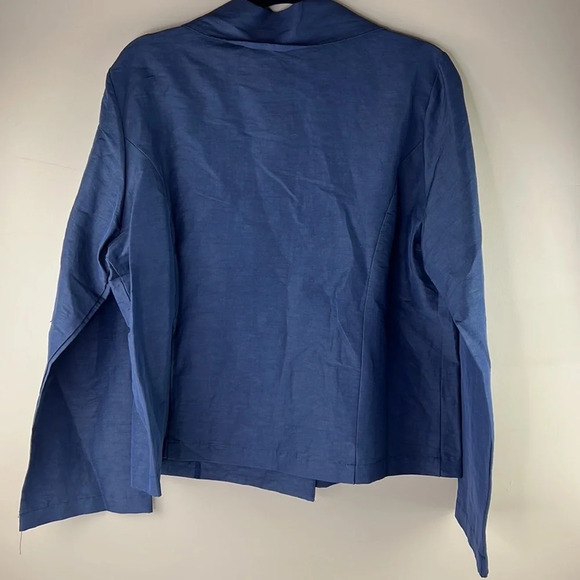 NWT Bryn Walker Navy Crop Pea Coat - Picture 2 of 12